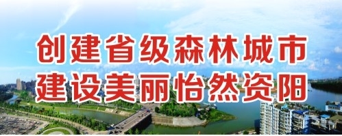 骚妇操逼入迷创建省级森林城市 建设美丽怡然资阳